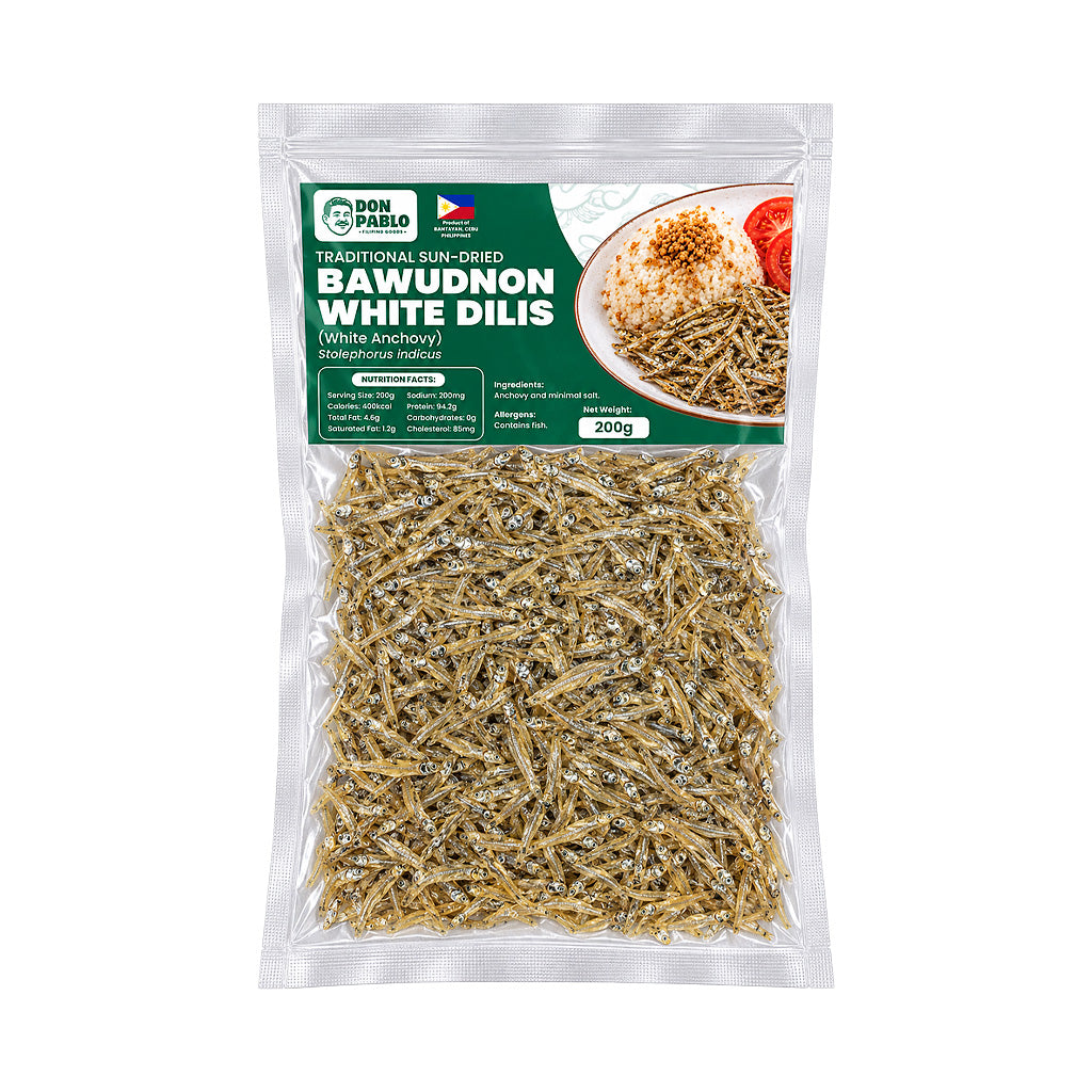 Don Pablo Traditional Sun-Dried Bawudnon White Dilis 200g