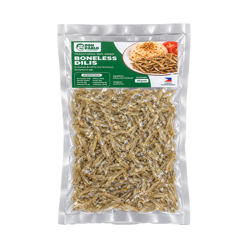 Don Pablo Traditional Sun-Dried Boneless Dilis 200g