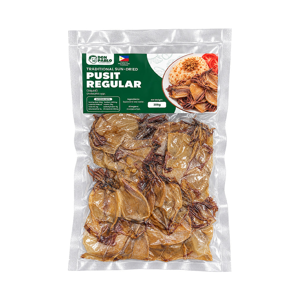 Don Pablo Traditional Sun-Dried Pusit Regular 200g