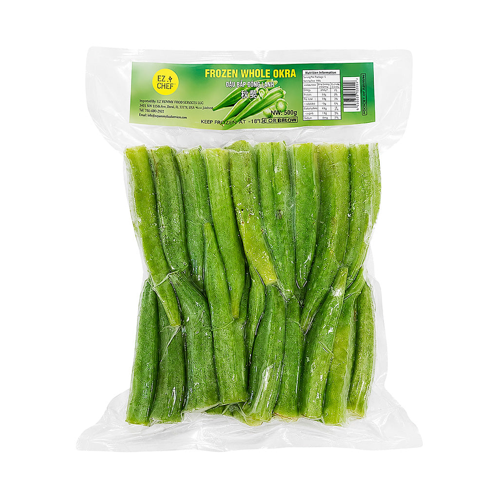 EZ Chef Frozen Whole Okra 500g