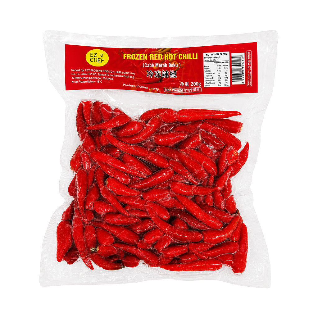 EZ Chef Frozen Red Chili 200g