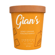 Gian's Sorbetes Honey Graham Poached Mango Ice Cream 475ml