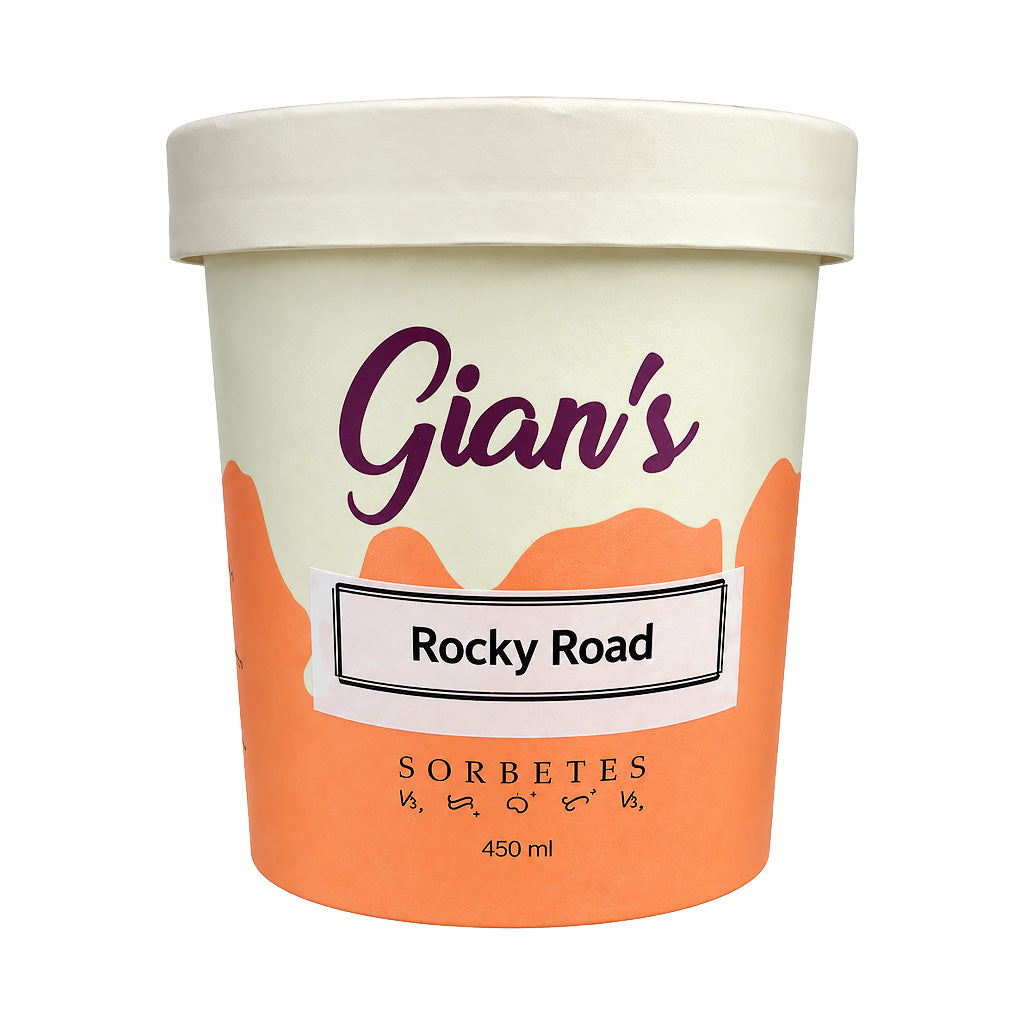 Gian's Sorbetes Rocky Road 450ml