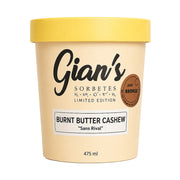 Gian's Sorbetes Burnt Butter Cashew Sans Rival Limited Edition 475ml