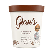 Gian's Dairy Free Sorbetes Tofu Vanilla Palm Sugar 475ml