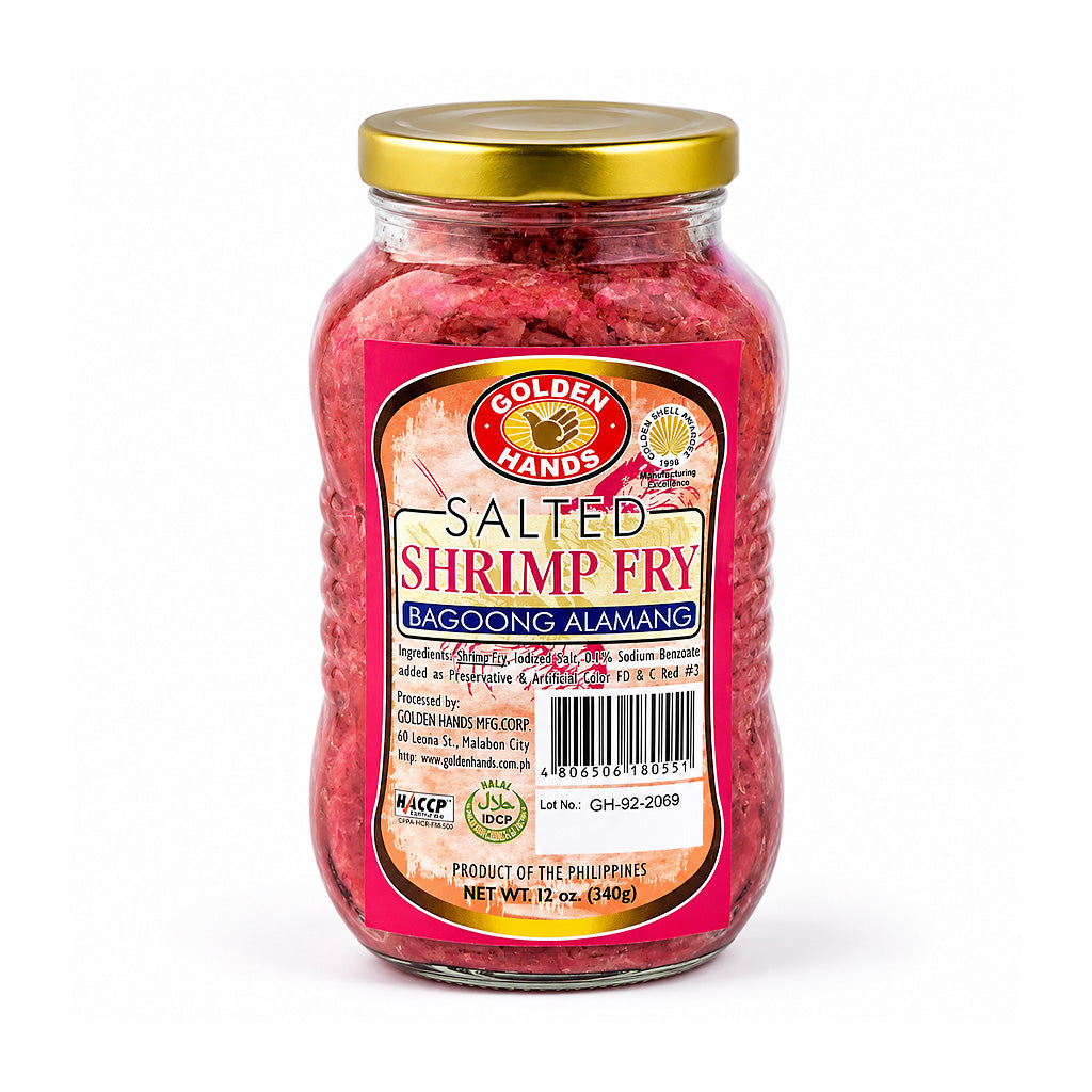 Golden Hands Salted Shrimp Fry Bagoong Alamang 340g