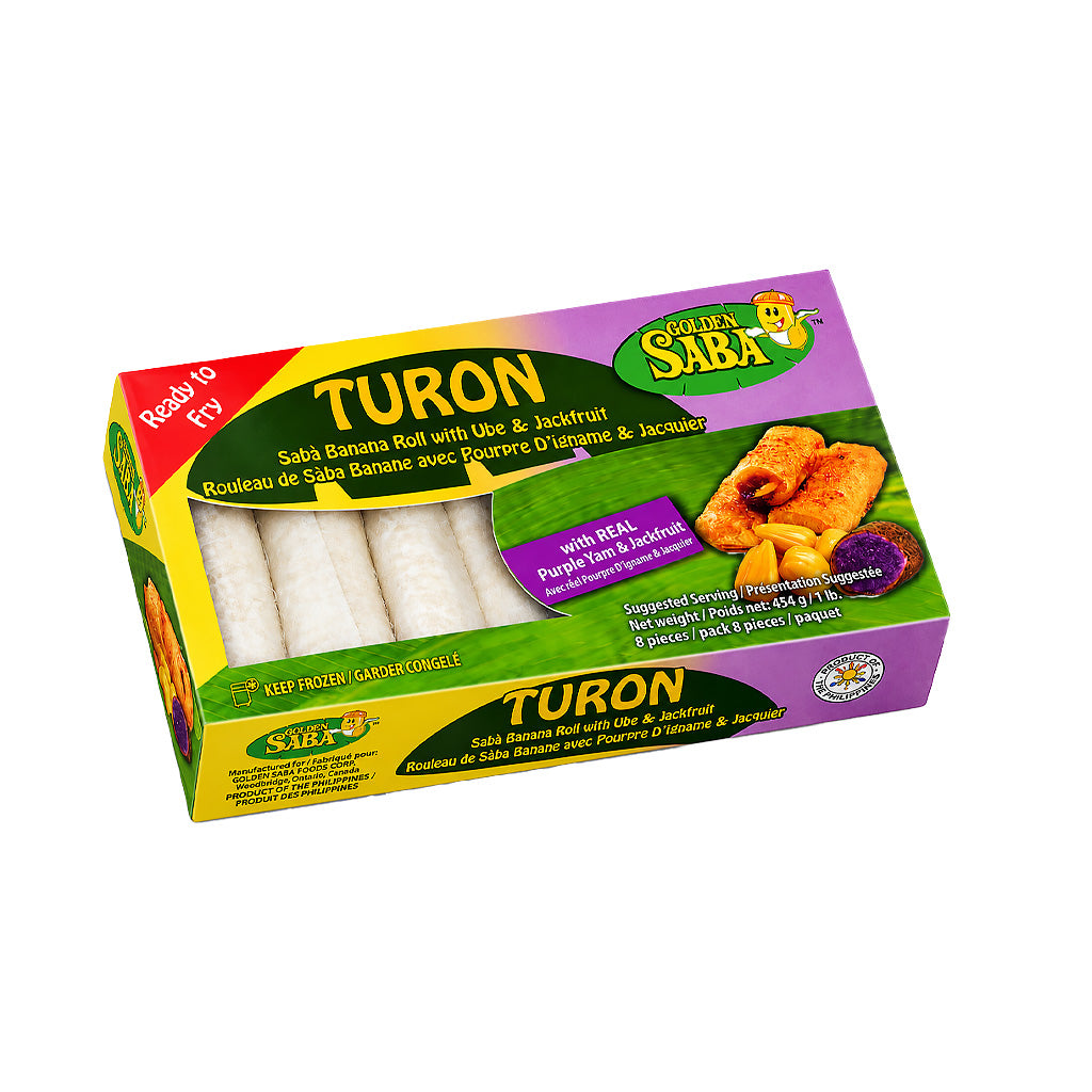 Golden Saba Turon Saba Banana Roll with Ube & Jackfruit 454g