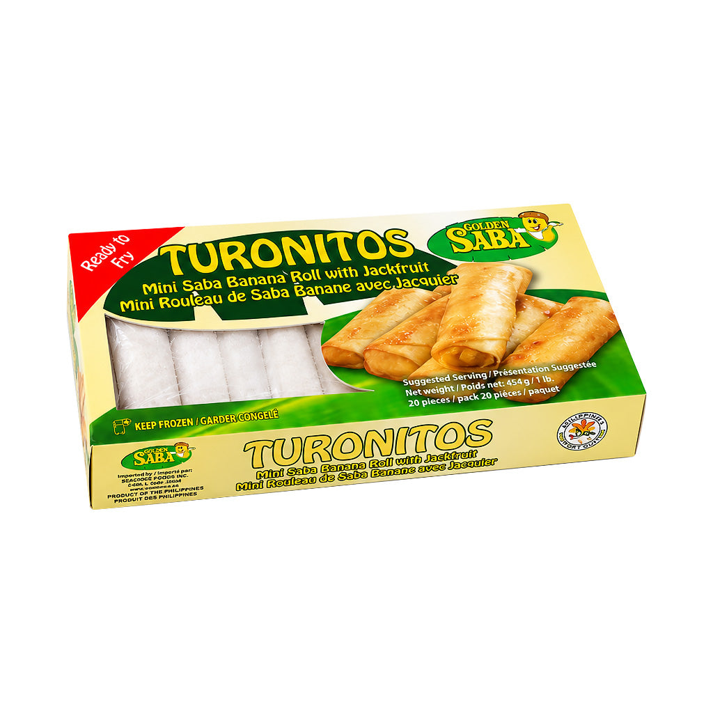 Golden Saba Turonitos Mini Saba Banana Roll with Jackfruit 454g