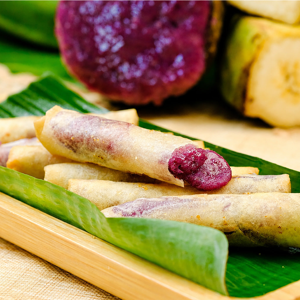 Golden Saba Turonitos Mini Saba Banana Roll with Ube 454g