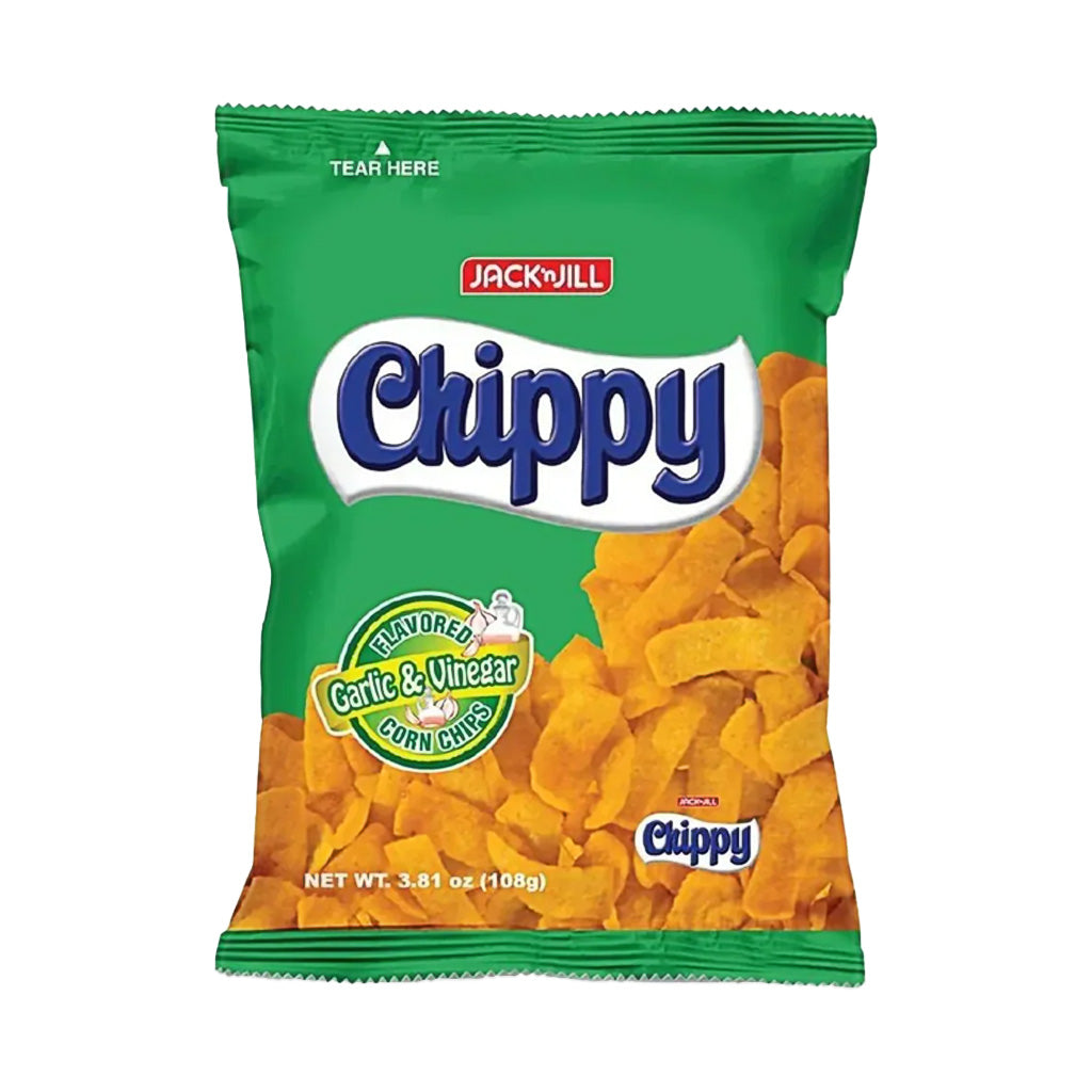 Jack ‘n Jill Chippy Garlic & Vinegar Flavored Corn Chips 108g