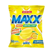 Jack ‘n Jill Maxx Fruit Menthol Candy - Honey Lemon Flavour (50pcs)