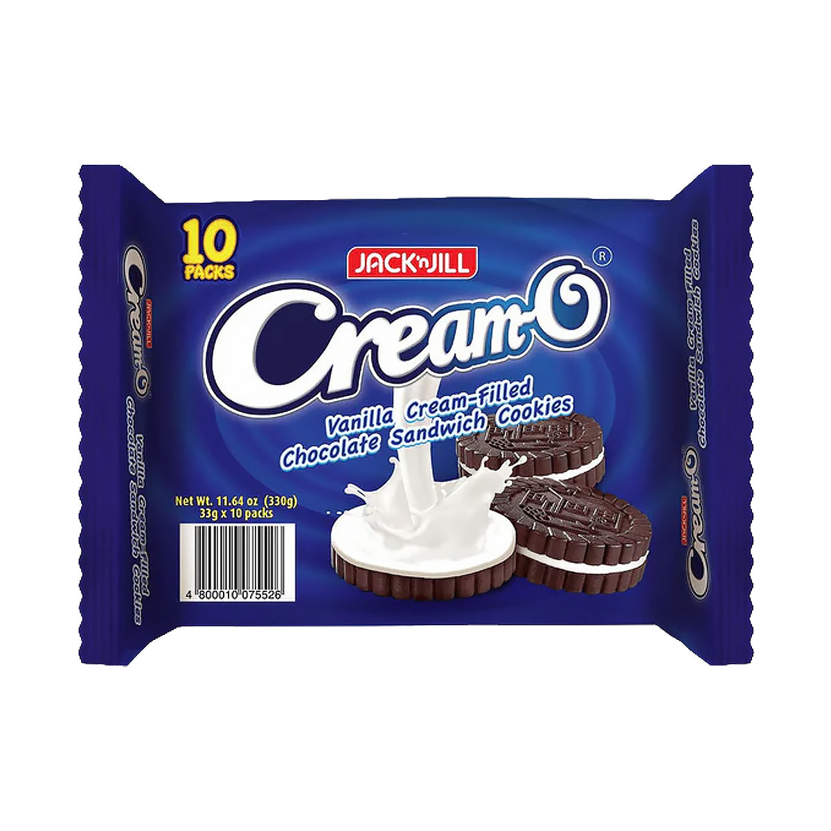 Jack ‘n Jill Cream-O Vanilla Sandwich Cookies (30g x 10 packs)
