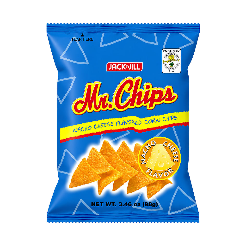 Jack ‘n Jill Mr. Chips Nacho Cheese Flavoured Corn Chips 100g