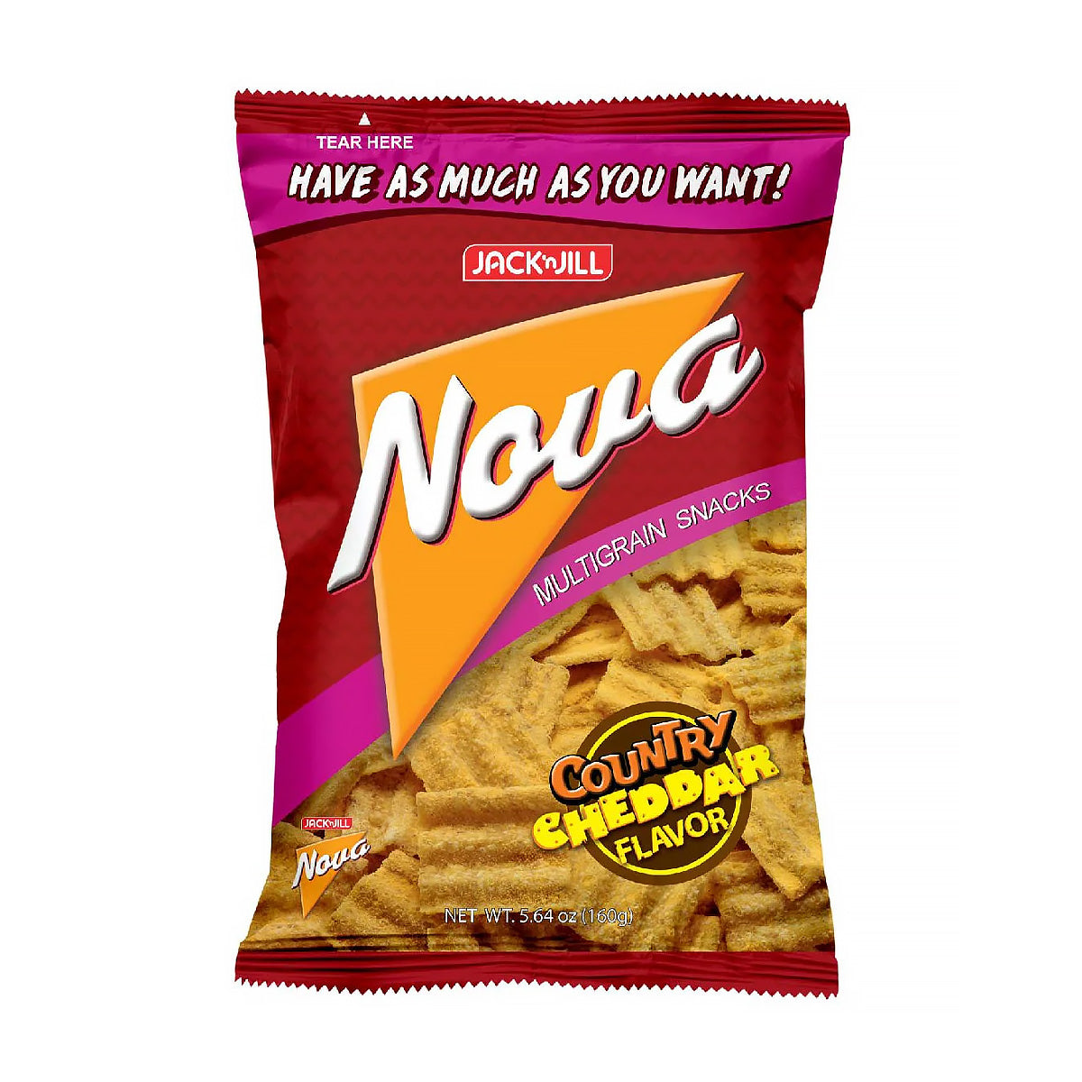 Jack ‘n Jill Nova Multigrain Snacks Country Cheddar Flavor Mega Pack 160g