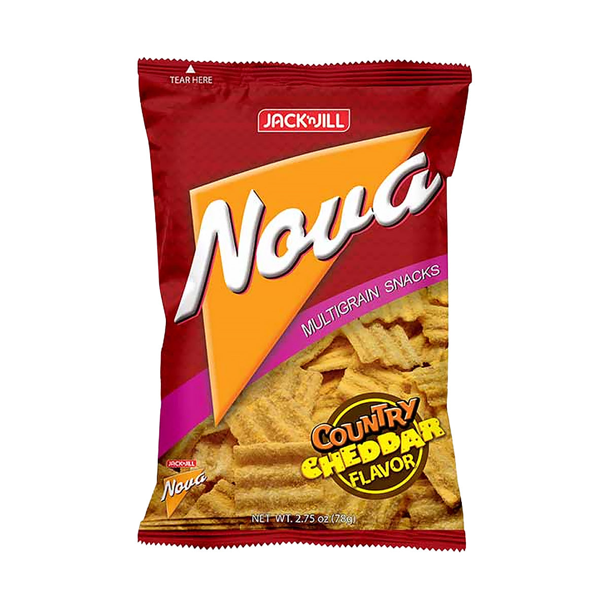 Jack ‘n Jill Nova Multigrain Snacks Country Cheddar Flavor 78g