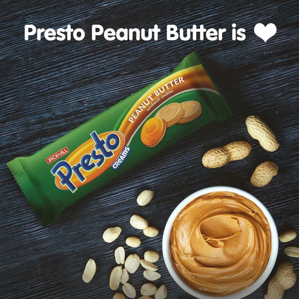 Jack ‘n Jill Presto Creams Peanut Butter Sandwich Cookies (30g x 10 packs)