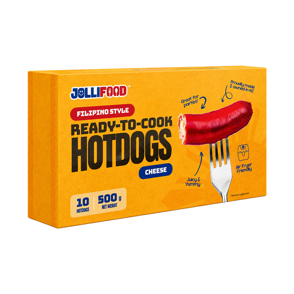 Jolli Food Filipino-Style Ready-to-Cook Hotdog Cheese 10pcs 500g
