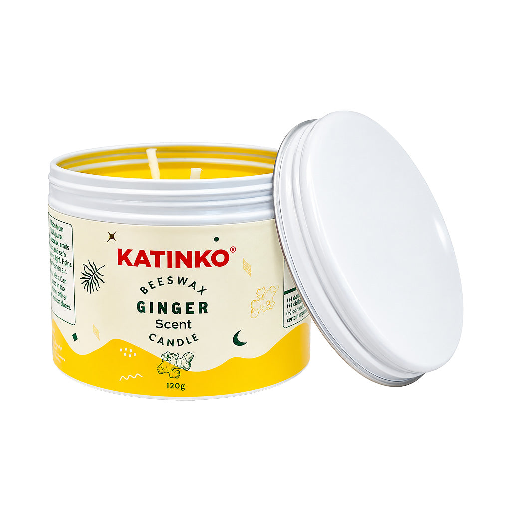 Katinko Beeswax Ginger Scent Candle 120g