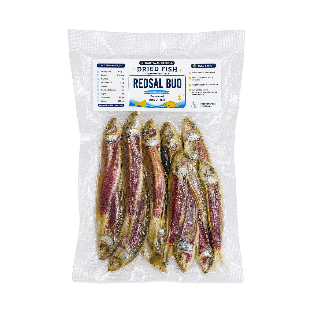 Bantayan Island Dried Galunggong Redsal Buo 200g