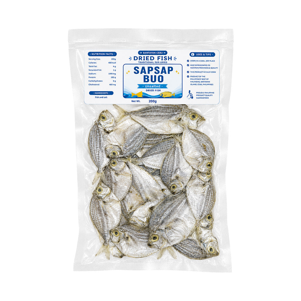 Bantayan Island Unsalted Dried Sapsap Buo 200g