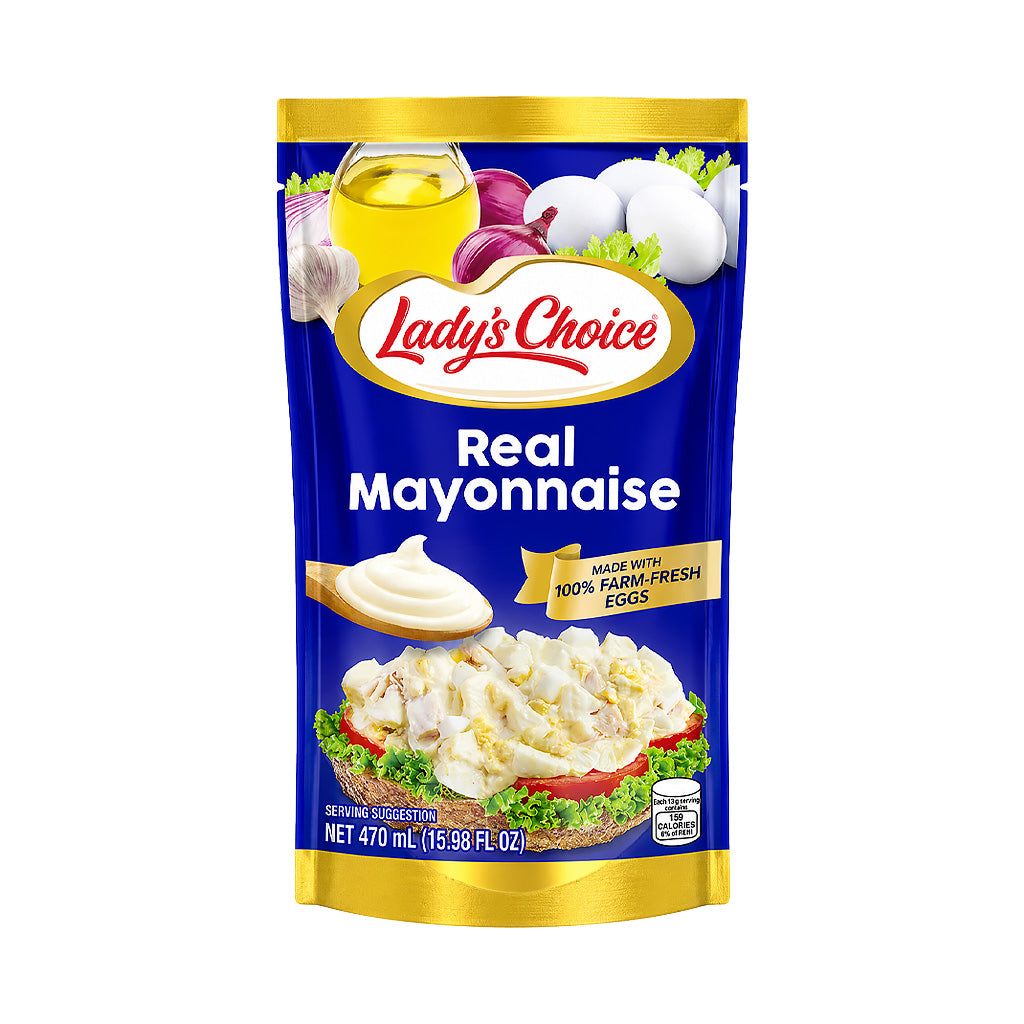 Lady’s Choice Real Mayonnaise 470ml Pouch