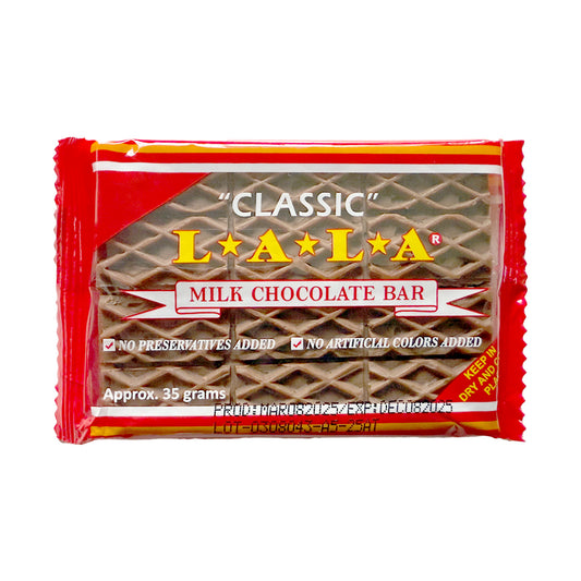 LALA Classic Milk Chocolate Bar 35g