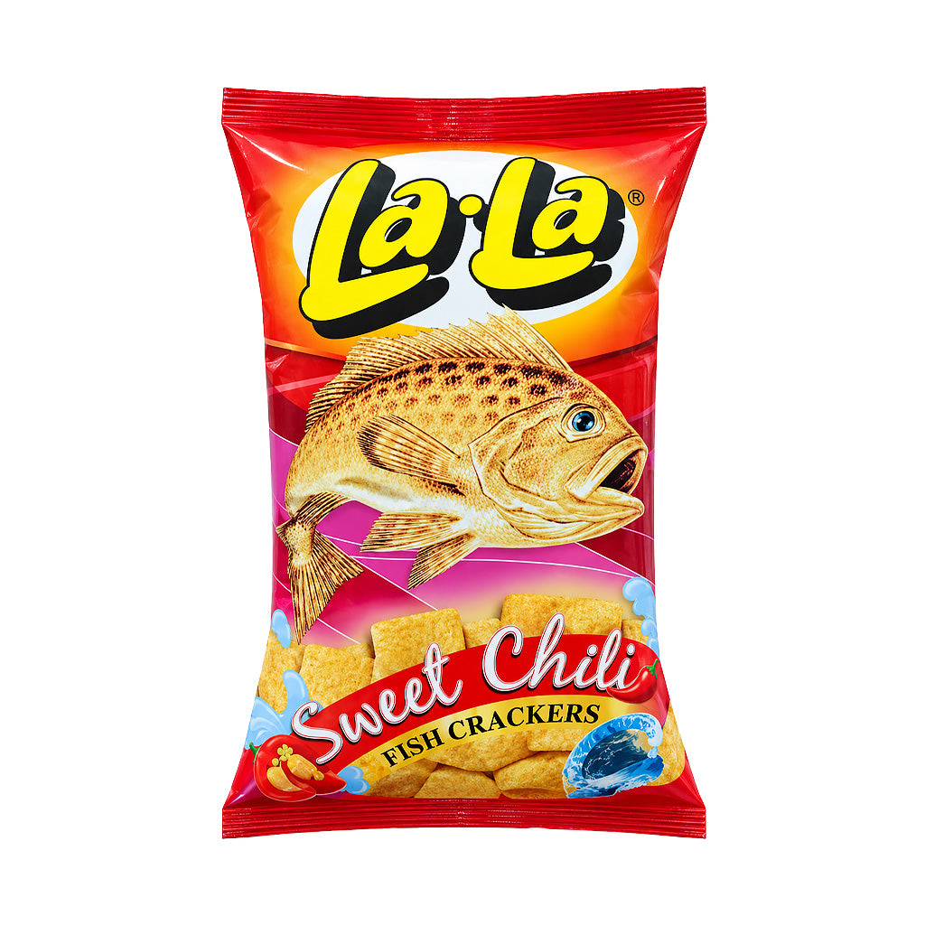 LaLa Sweet Chili Fish Crackers 90g