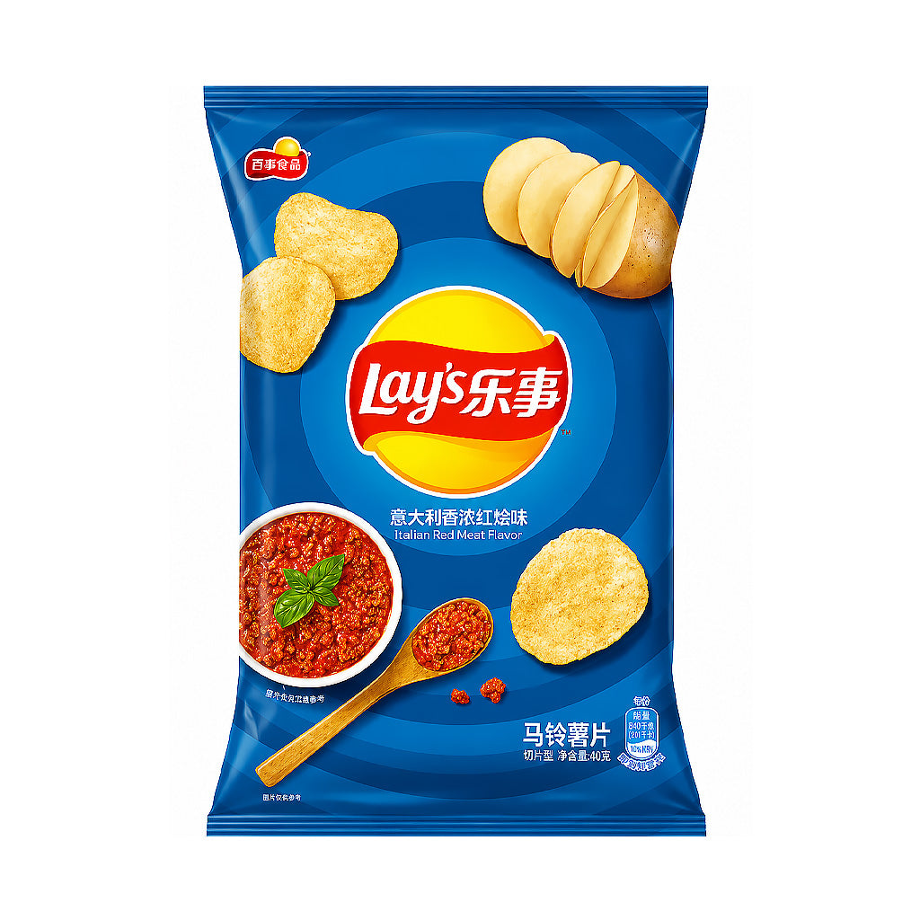 Lay's Italian Red Meat Flavour Potato Chips 70g