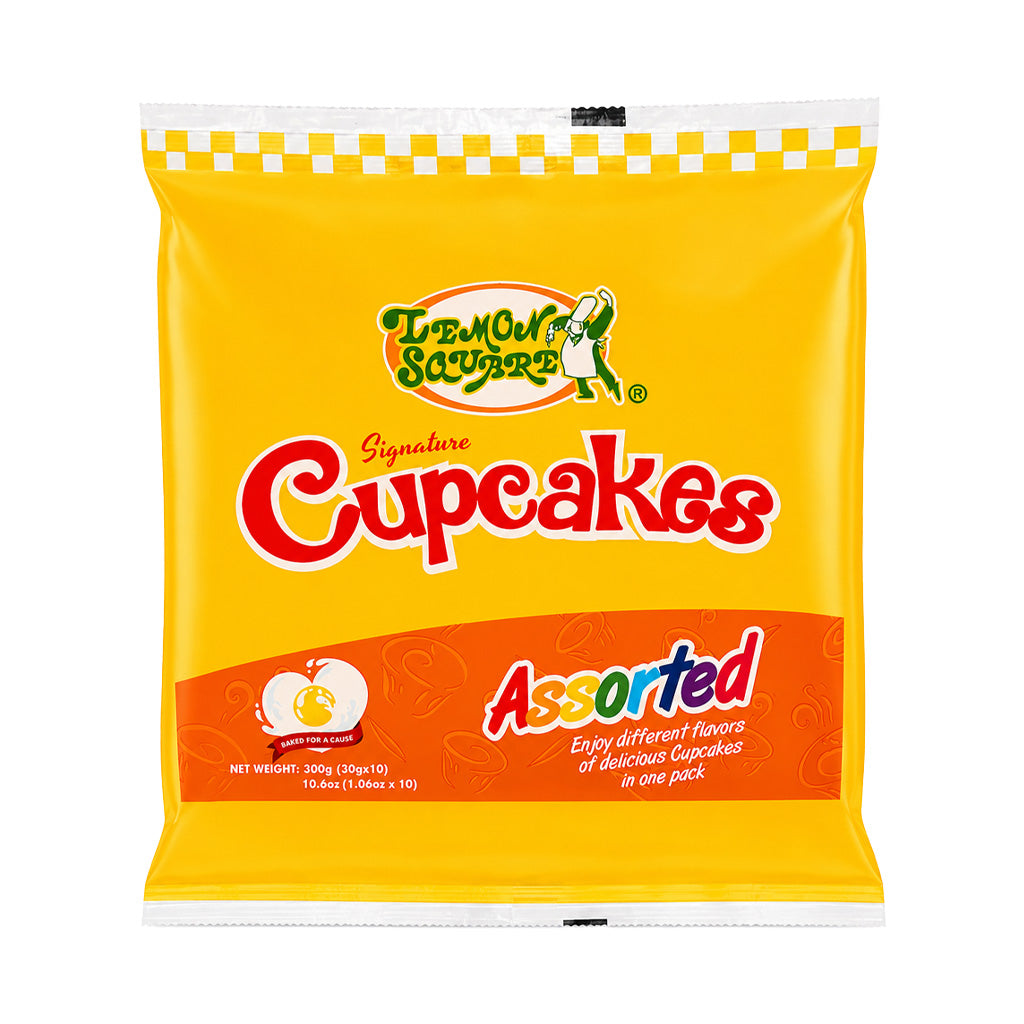 Lemon Square Signature Cupcakes Assorted 10s 300g
