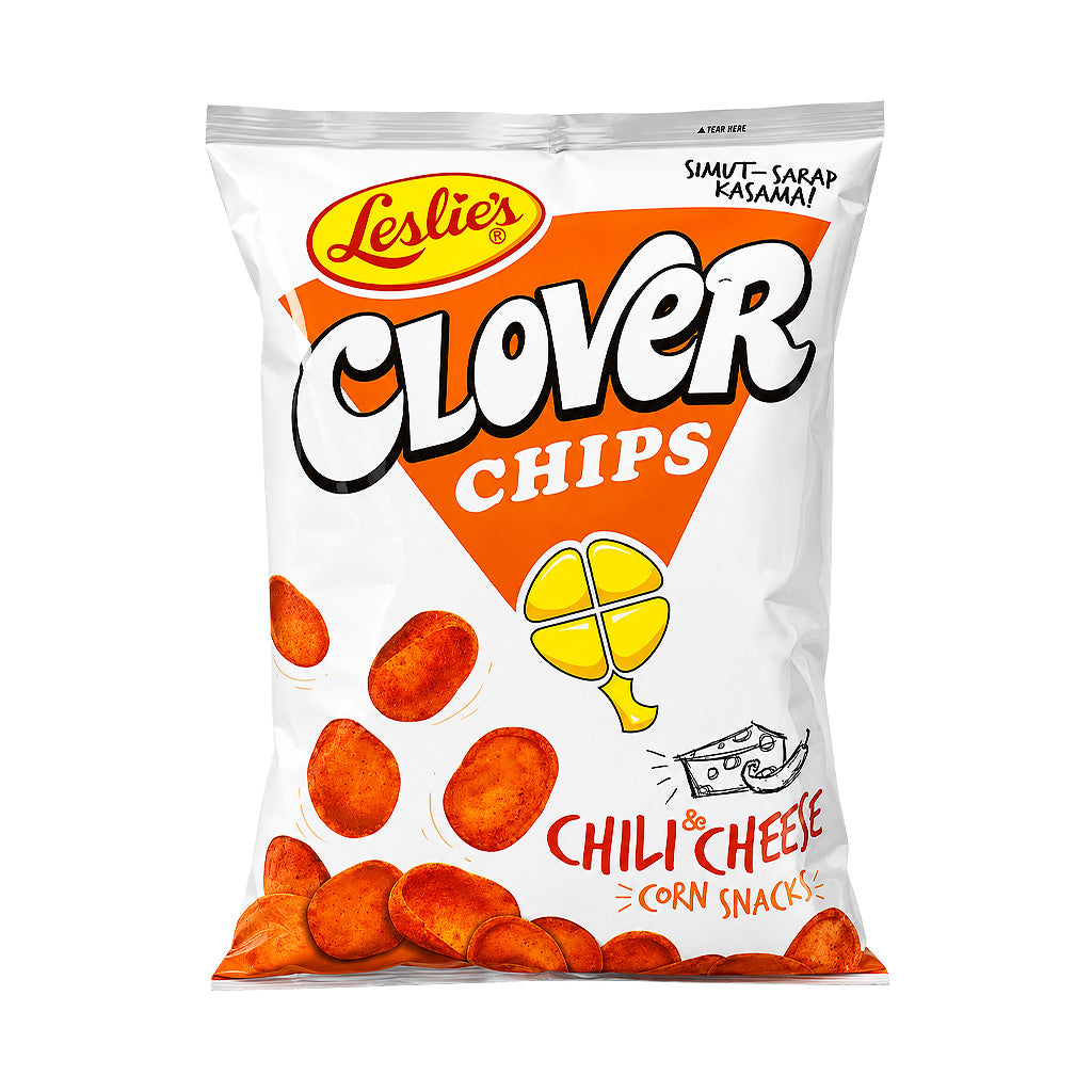 Leslie’s Clover Chips Chili & Cheese 145g