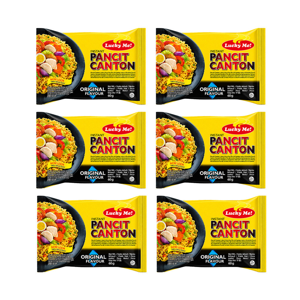 Lucky Me! Pancit Canton Original (6 x 60g Pack)