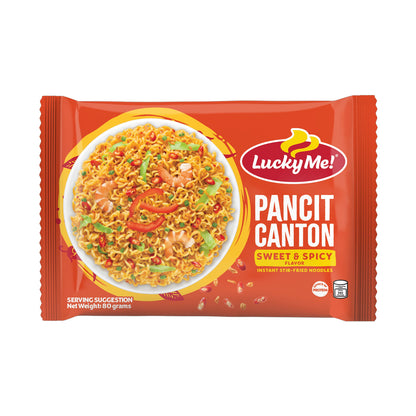 Lucky Me! Pancit Canton Sweet & Spicy (6 x 60g Pack)