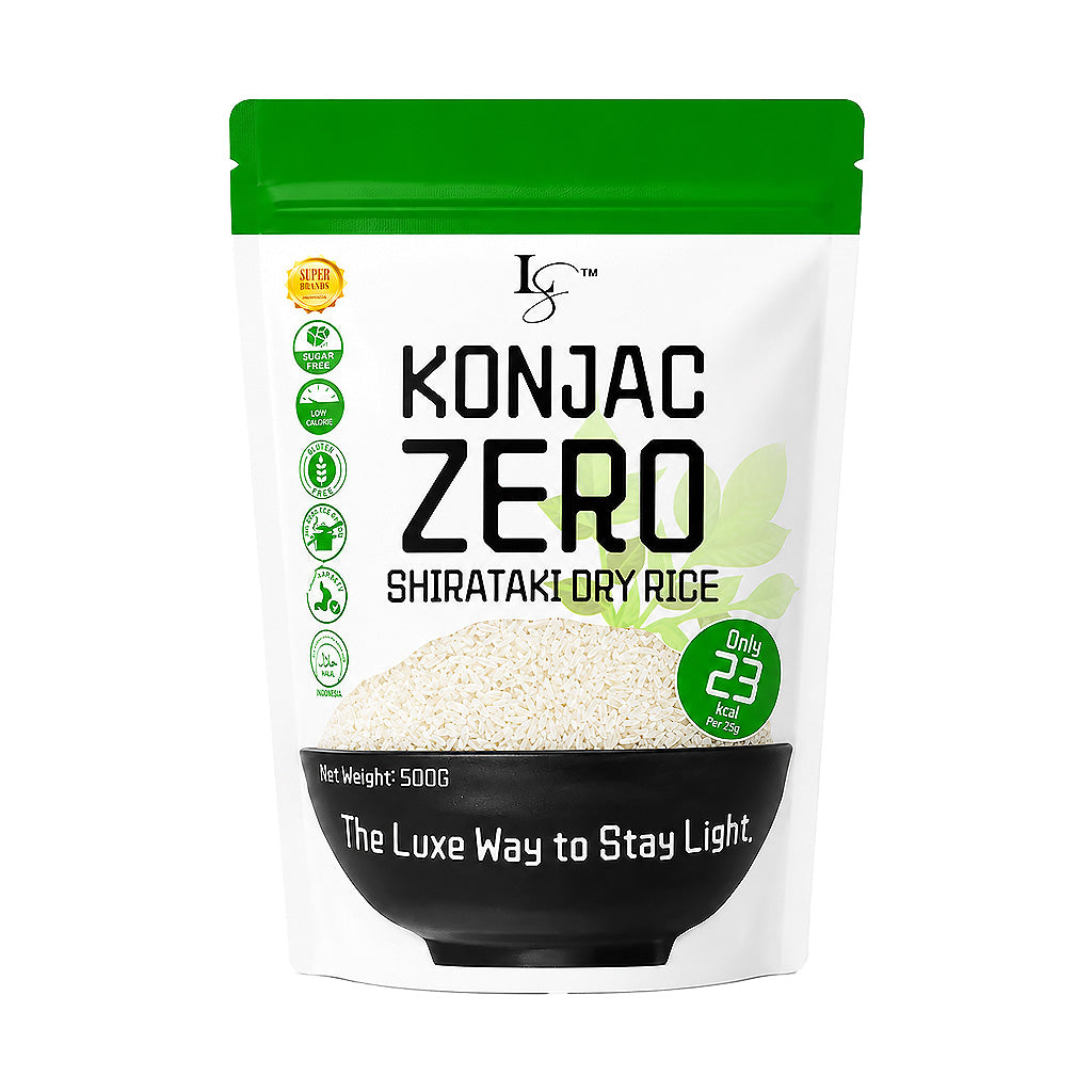 Luxe Slim Konjac Zero Shirataki Dry Rice 500g
