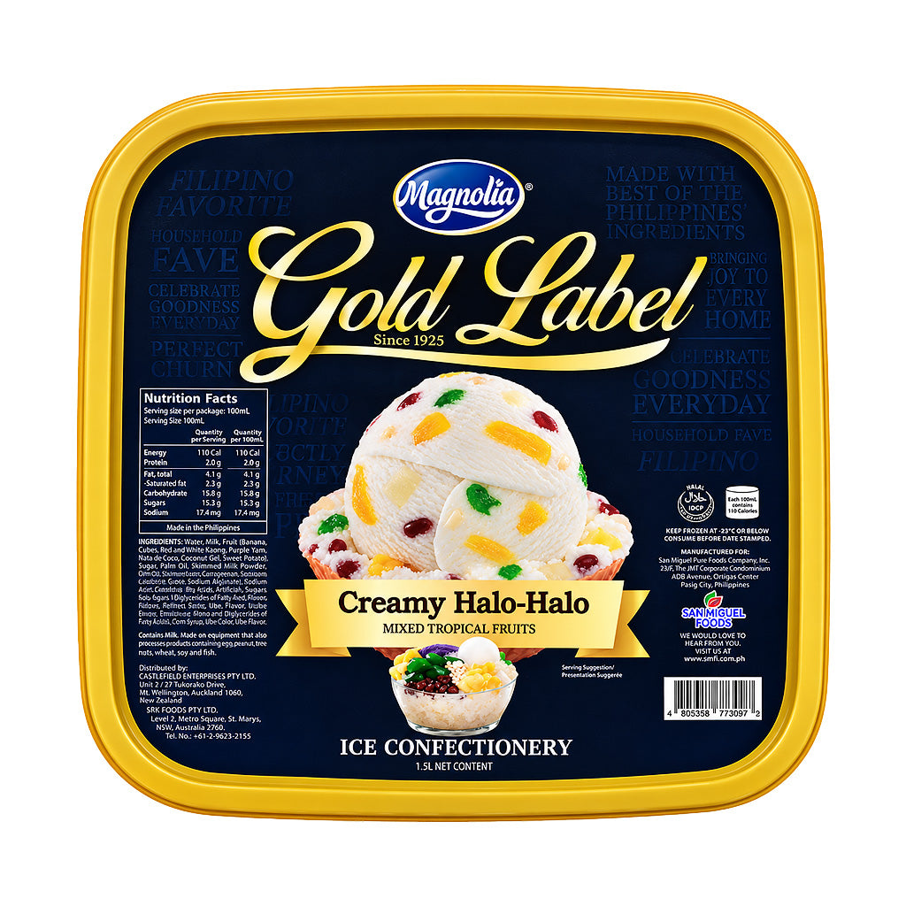 Magnolia Gold Label Creamy Halo-Halo Ice Cream 1.5L