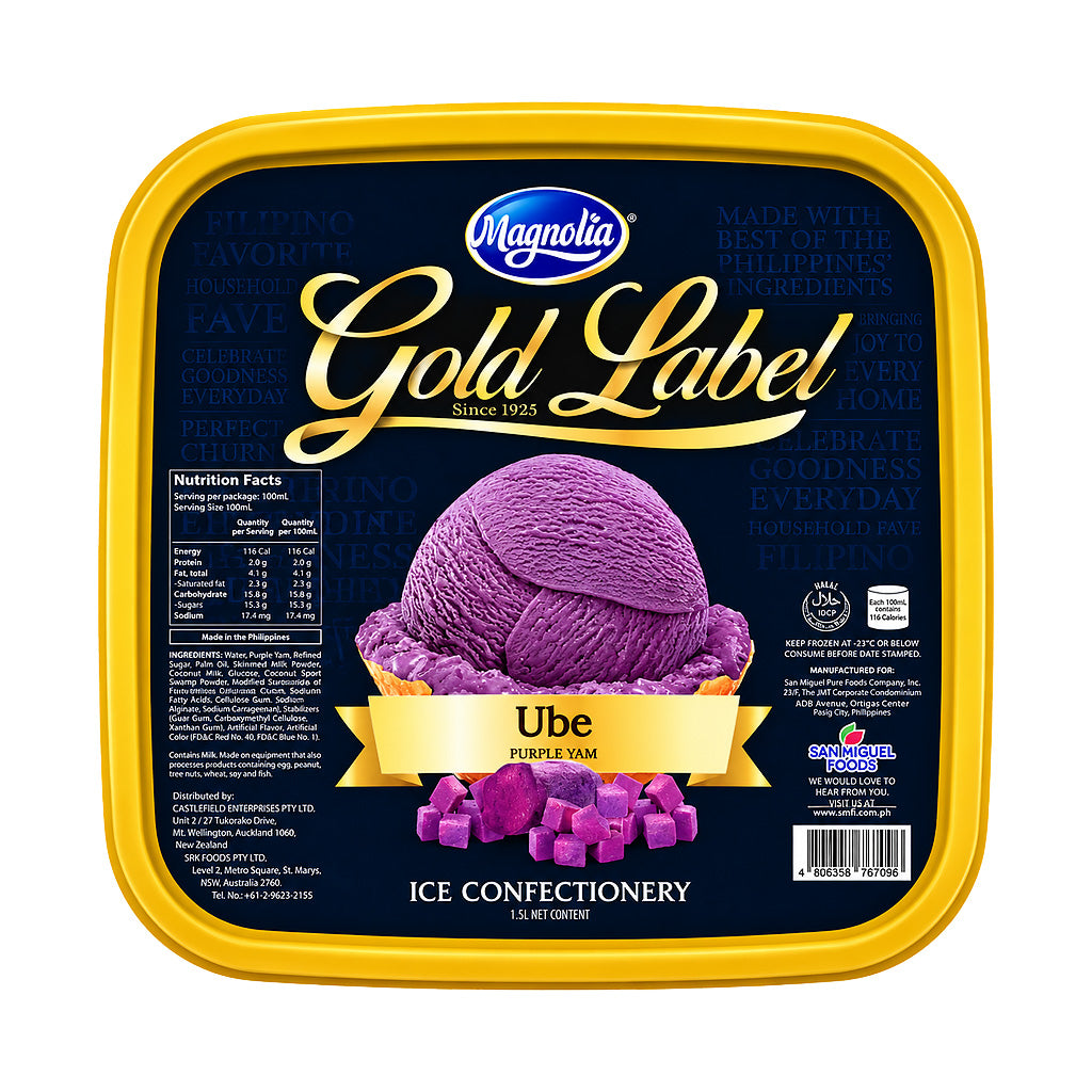 Magnolia Gold Label Ube Purple Yam Ice Cream 1.5L