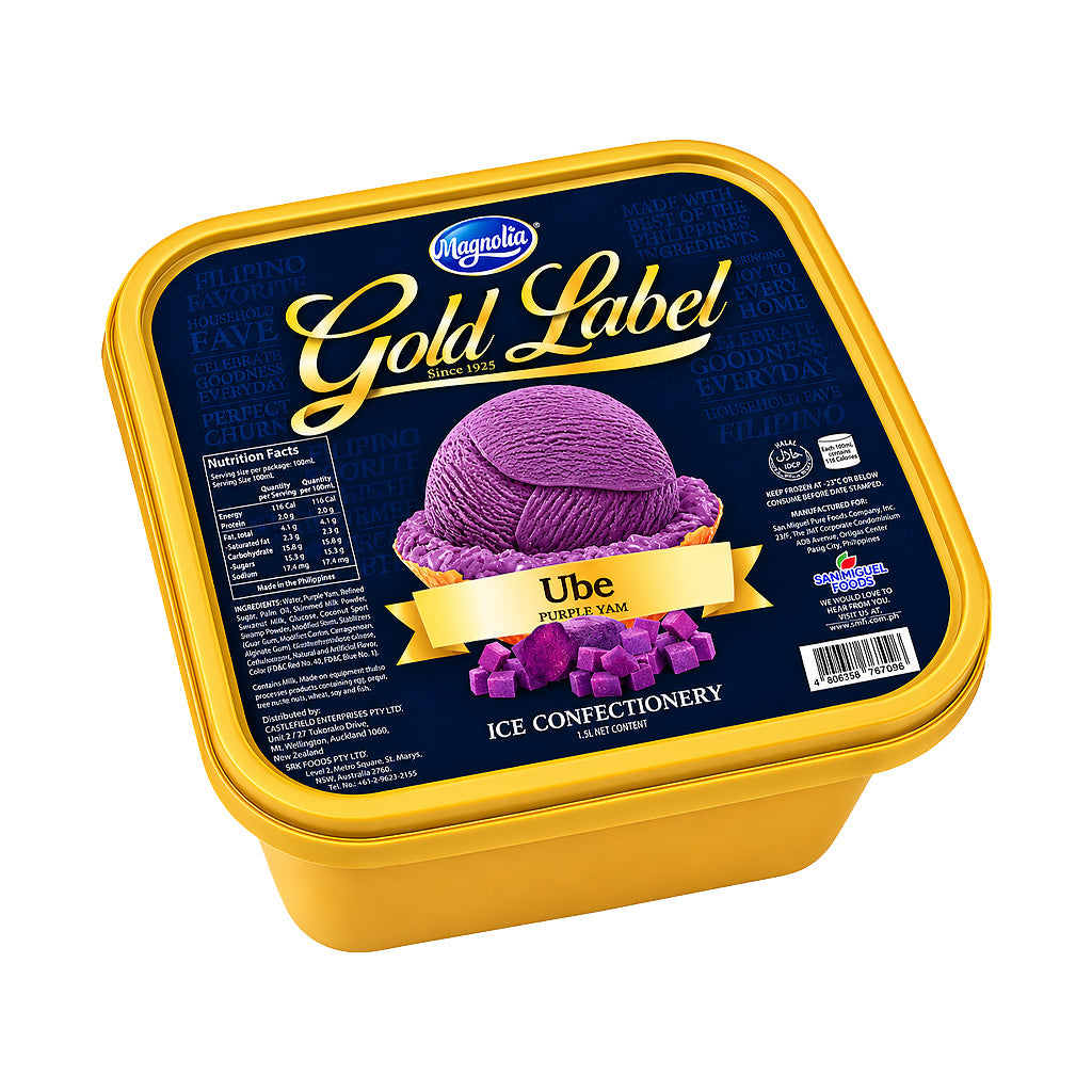 Magnolia Gold Label Ube Purple Yam Ice Cream 1.5L