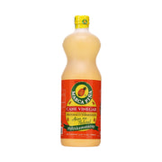 Bottle of Marca Pinakamahusay Cane Vinegar on a white background