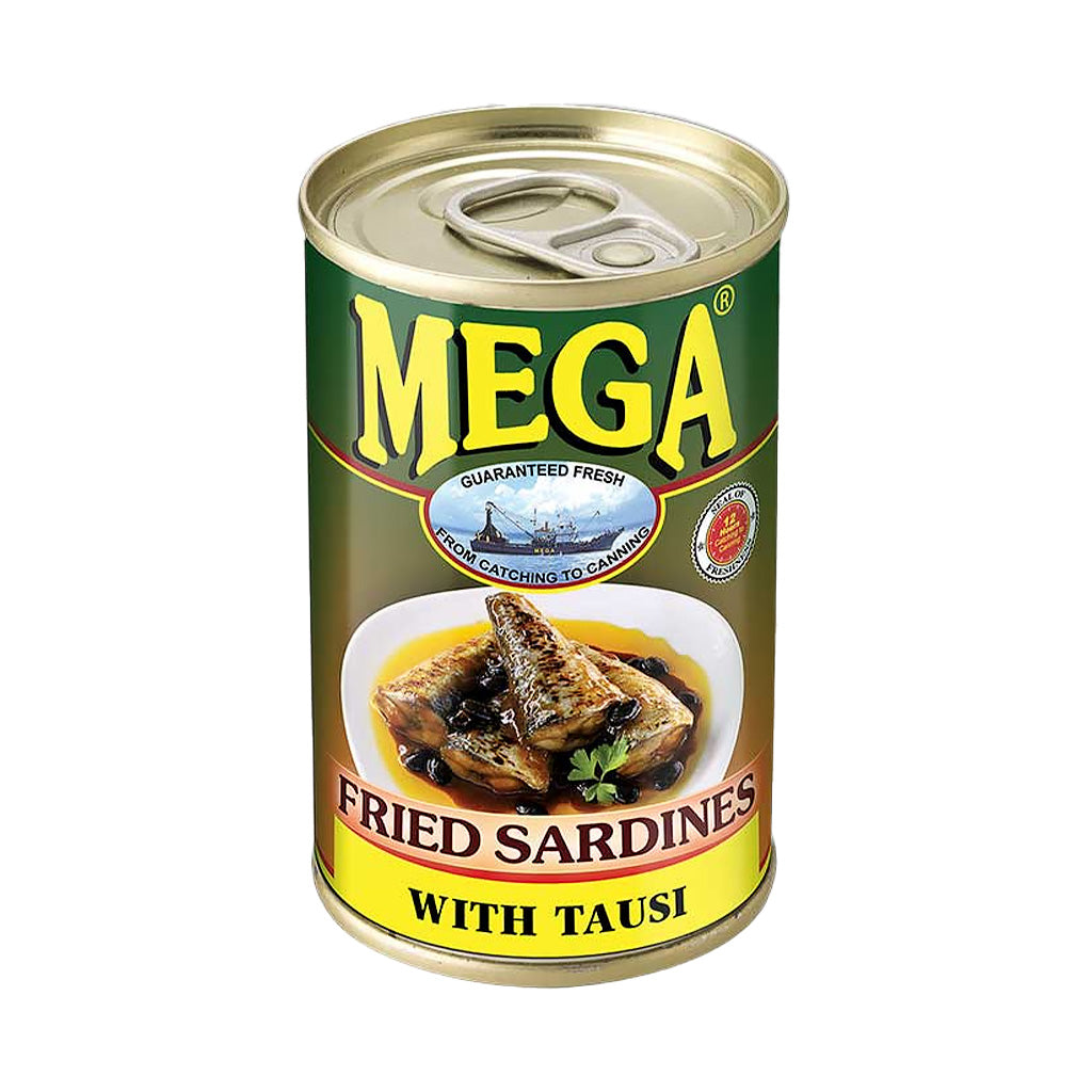 Mega Fried Sardines with Tausi 155g