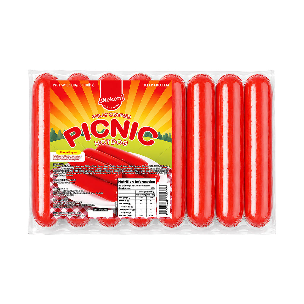 Mekeni Picnic Hotdog 500g