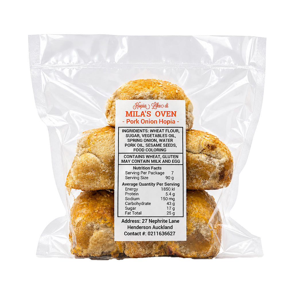 Mila's Oven Pork Onion Hopia 630g