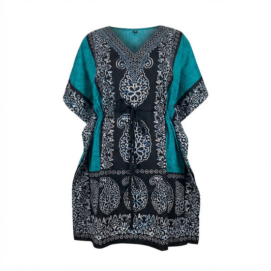 Modern Daster Kaftan – Short Turquoise