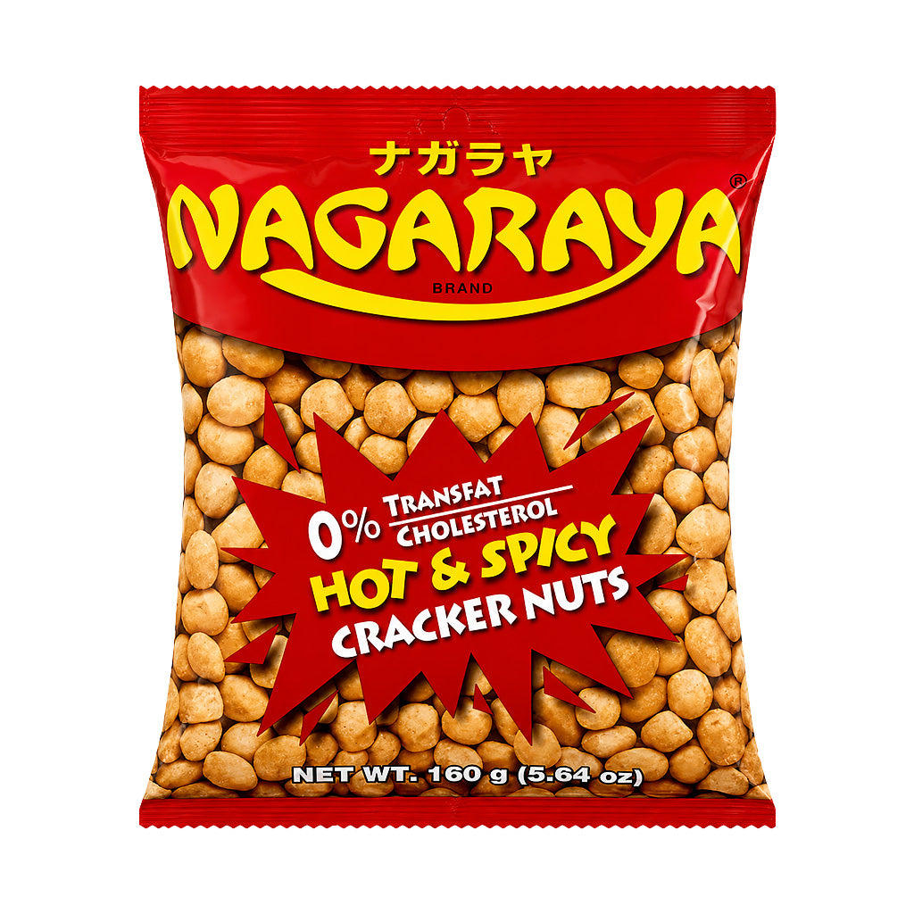 Nagaraya Hot & Spicy Cracker Nuts Coated Peanuts 160g
