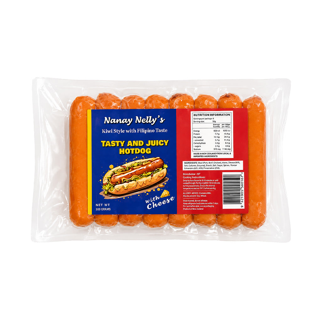 Nanay Nelly's Tasty and Juicy Hotdog with Cheese 320g