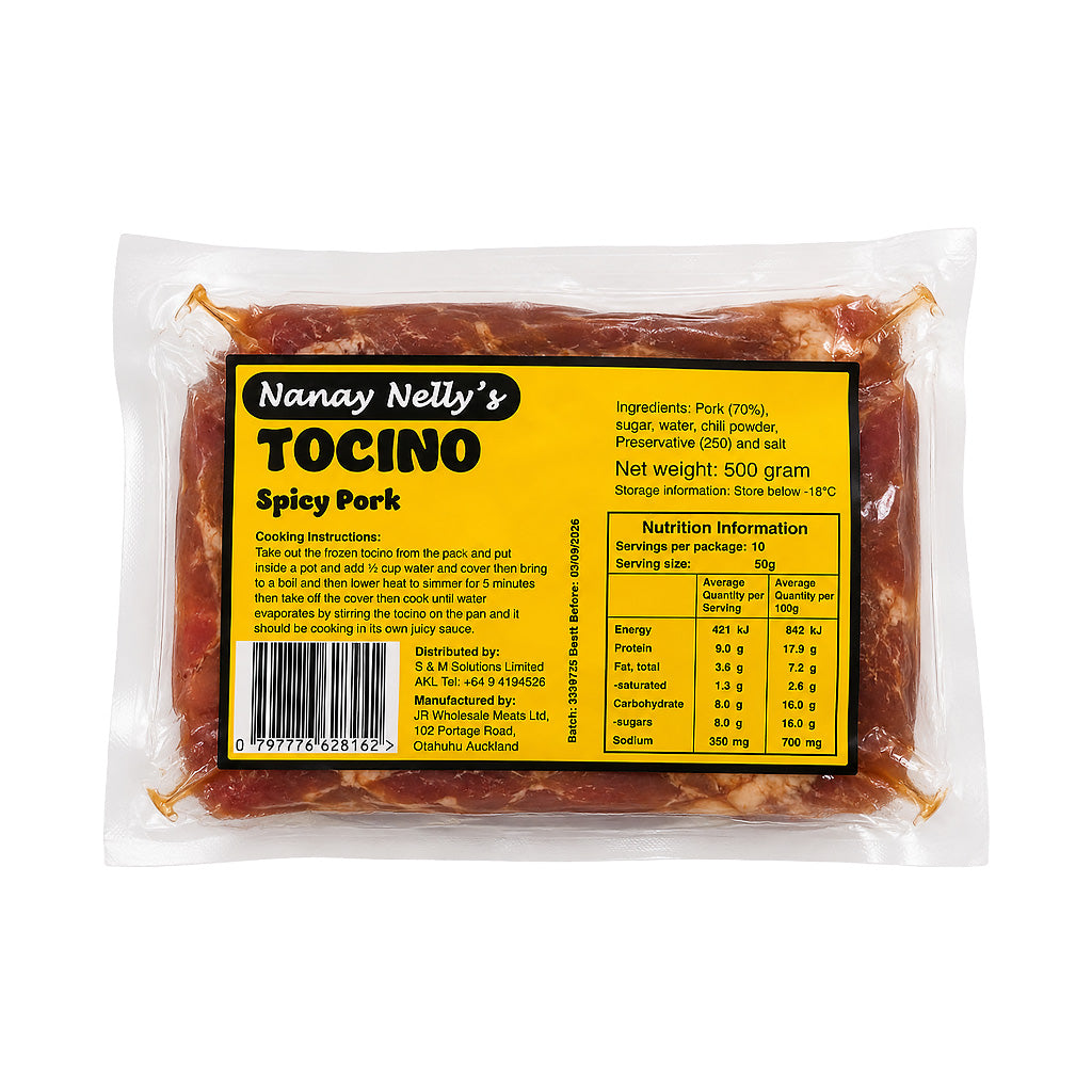 Nanay Nelly's Tocino Spicy Pork 500g