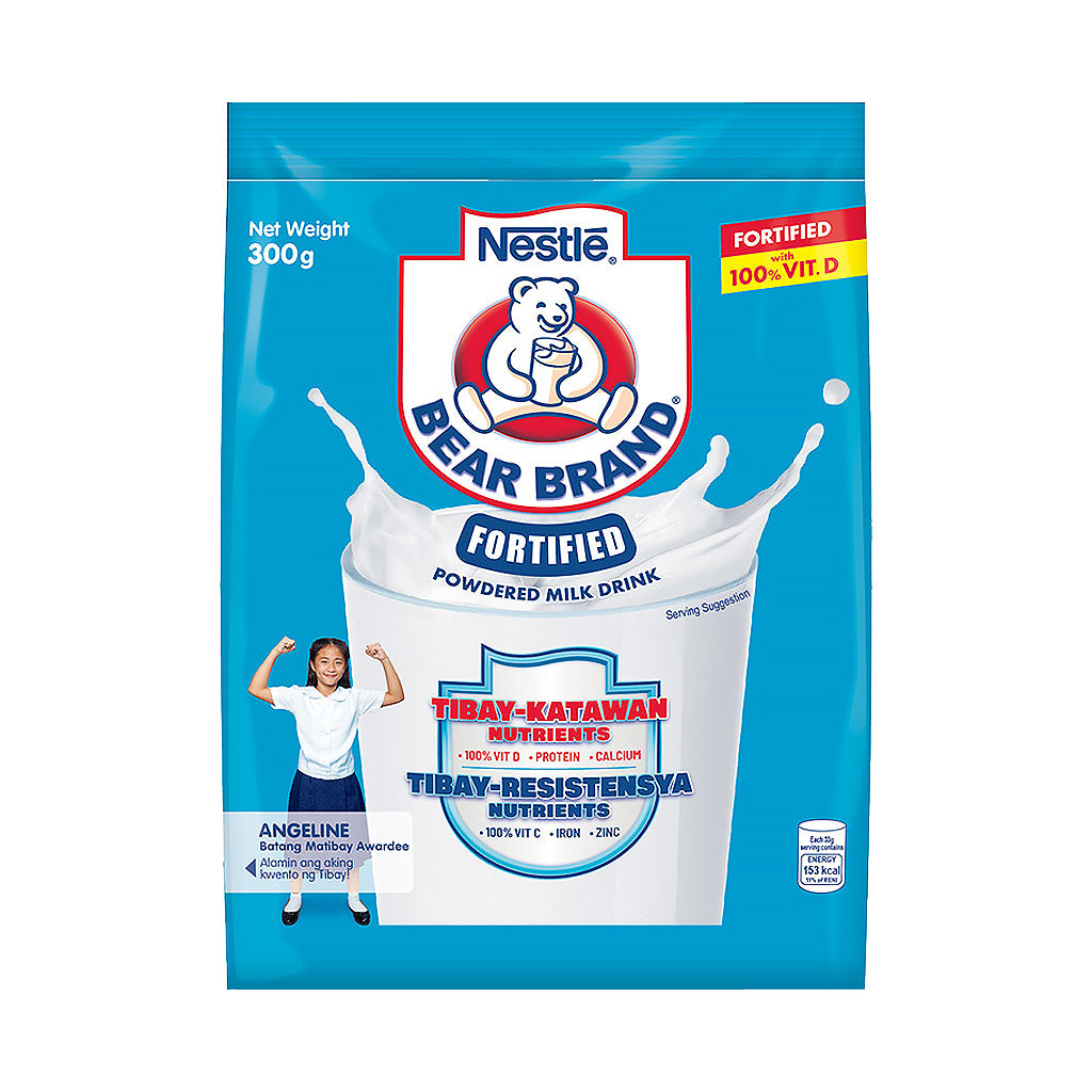 Nestlé Bear Brand Fortified Powdered Milk Drink 300g