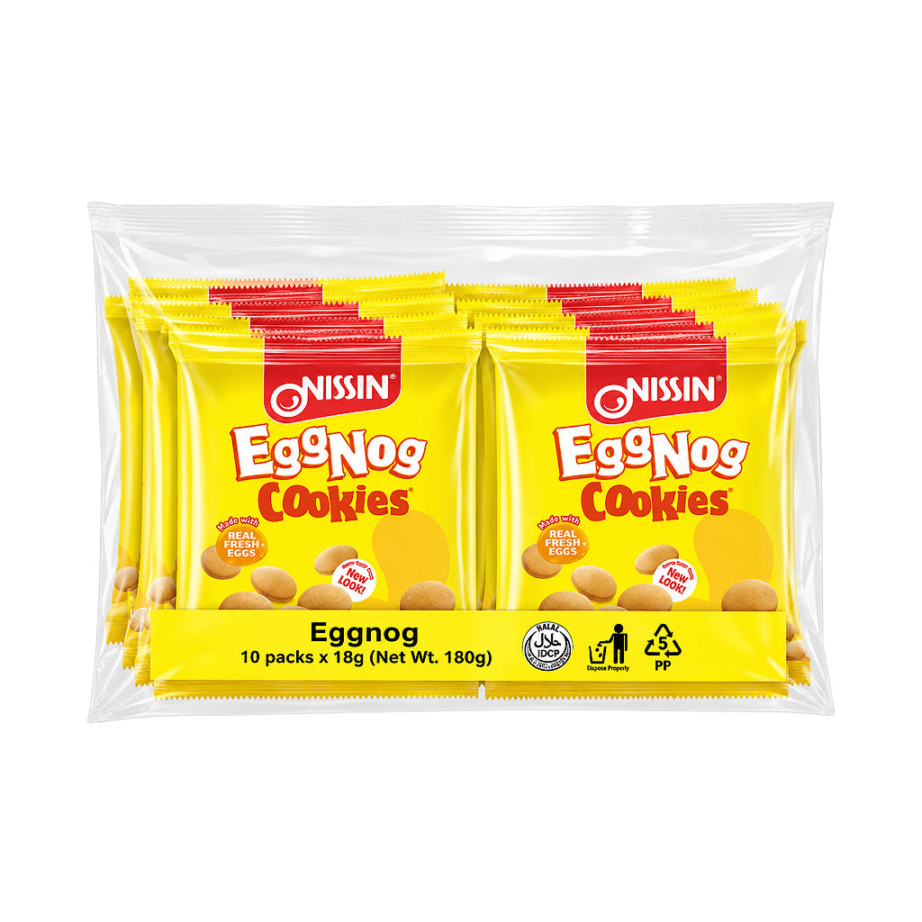 Nissin EggNog Cookies 18g x 10 Packs