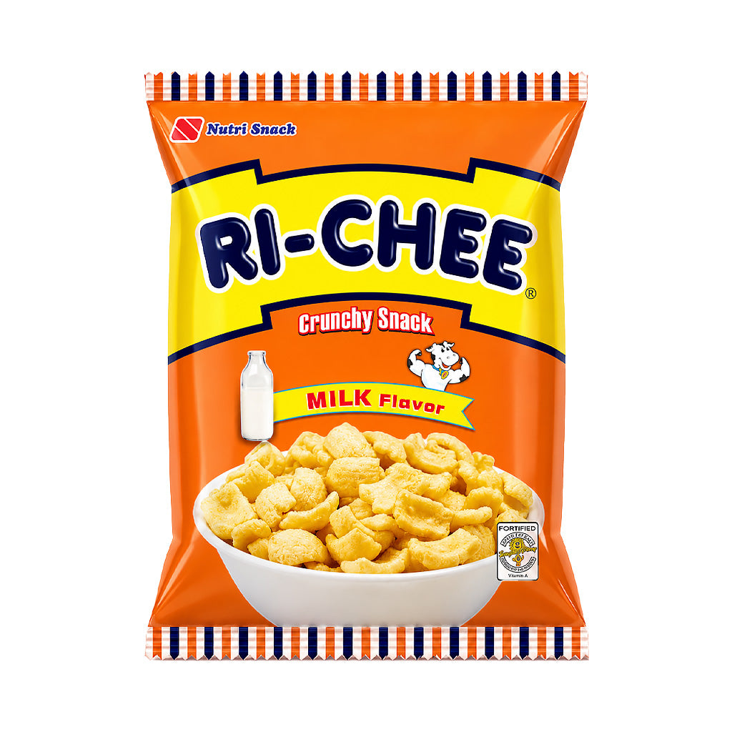 NutriSnack Ri-Chee Crunchy Snack Milk Flavor 60g