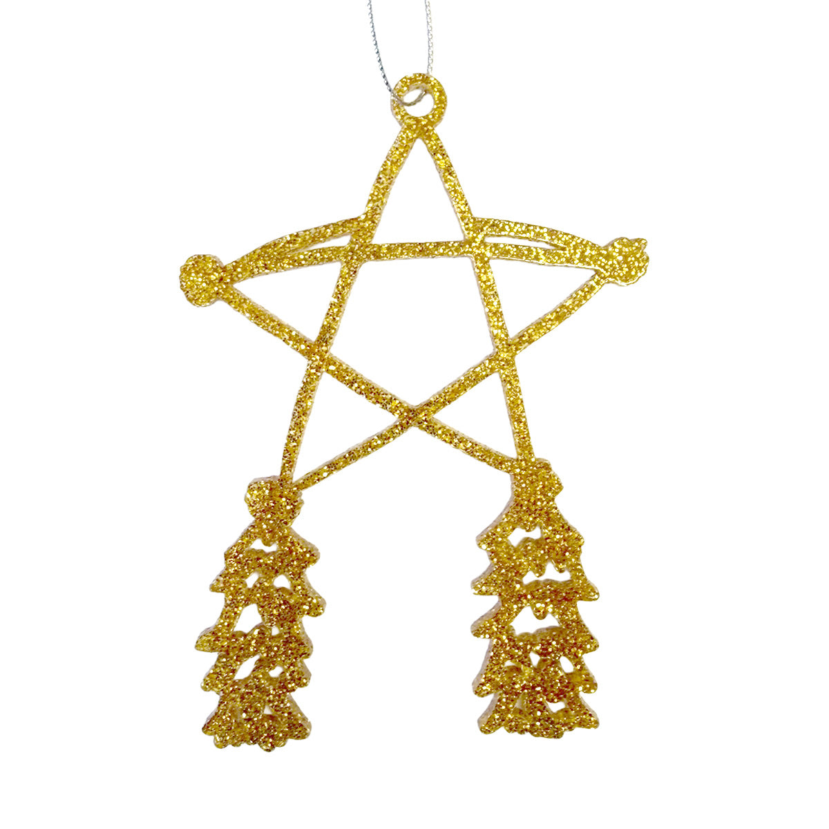 Oh Craft Tradition Mini Parol Ornament in Gold