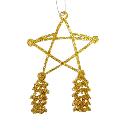 Oh Craft Tradition Mini Parol Ornament in Gold