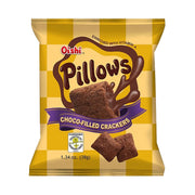 Oishi Pillows Chocolate-Filled Crackers 38g - front